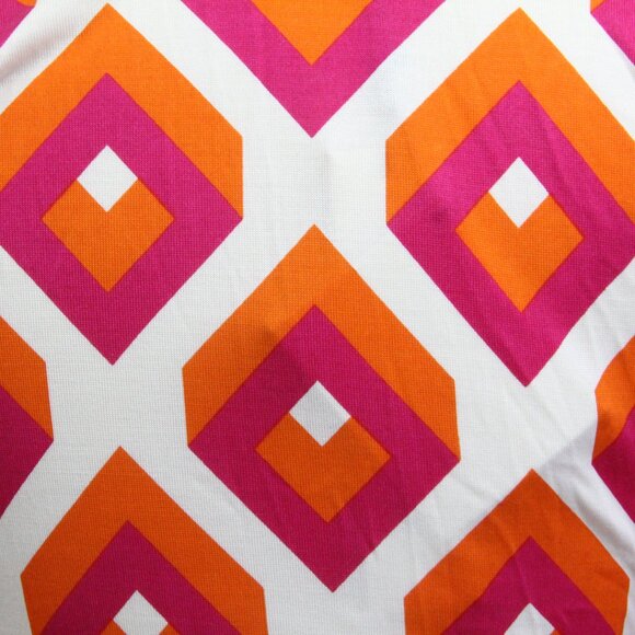 Diane Von Furstenberg Vintage Collection Wrap Dress 4 NEW Retro cube Print DVF - Picture 4 of 15